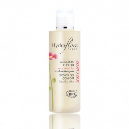 Gel Douche Confort Bio Vegan Hydraflore Rose Caresse