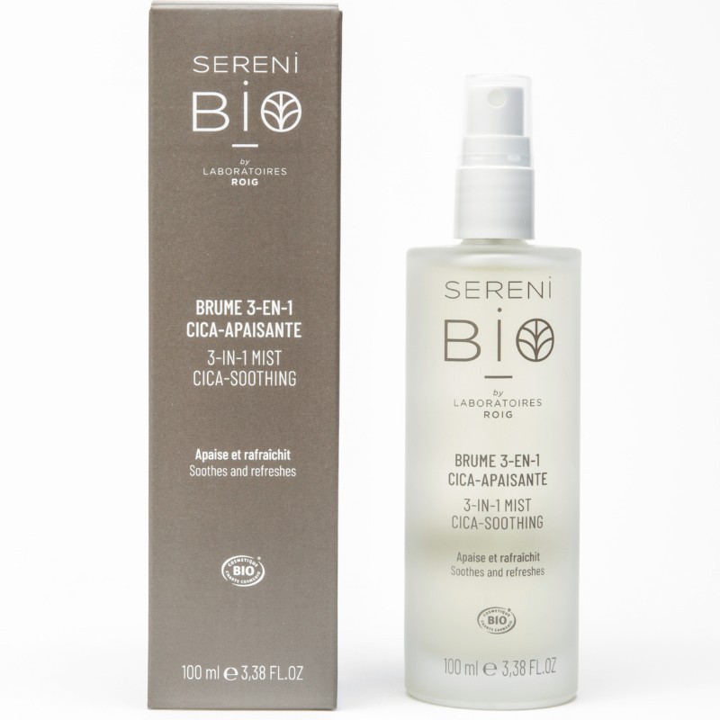 Brume 3 en 1 Cica-Apaisante Bio Végan Sérénibio