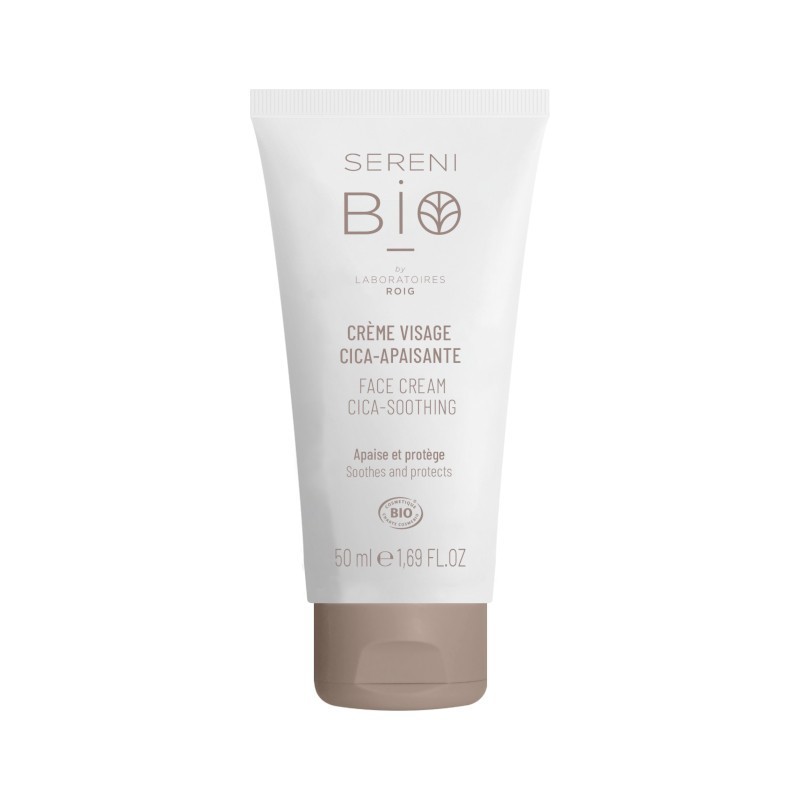 Crème Visage Cica-Apaisante Bio Végan et Equitable