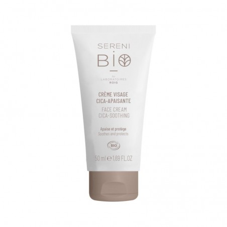 Crème Visage Cica-Apaisante Bio Végan et Equitable