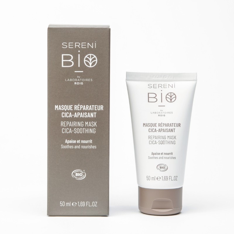Masque Réparateur Cica-Apaisant Bio Végan et...