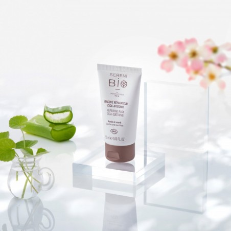 Masque Réparateur Cica-Apaisant Bio Végan et Equitable Sérénibio