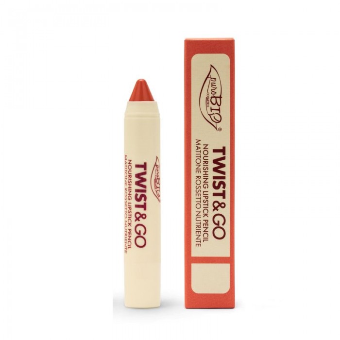 puroBIO TWIST & GO Potlood Lipstick VOEDEND